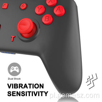 Bezprzewodowy joystick do gier podwójna wibracja dla przełącznika Nintendo